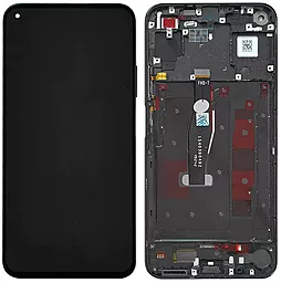 Дисплей Huawei Honor 20, Nova 5T с тачскрином и рамкой, оригинал, Black