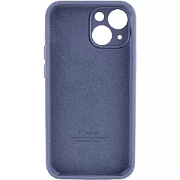 Чехол Silicone Case Full Camera для Apple iPhone 13 Lavender Gray - миниатюра 2
