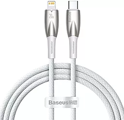 Кабель USB PD Baseus Glimmer 20W USB Type-C - Lightning Cable White (CADH000002)