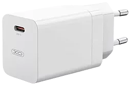 Сетевое зарядное устройство XO CE10 65w USB-C PD/QC + USB-C to lightning cable white - миниатюра 3