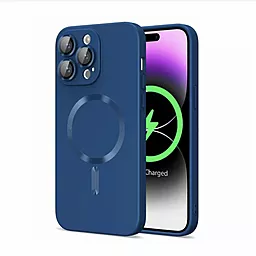 Чехол Cosmic Frame MagSafe Color for Apple iPhone 15 Pro  Navy Blue