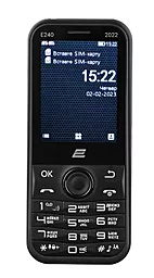 Мобільний телефон 2E E240 2022 Black (688130245159)
