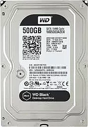 Жесткий диск Western Digital Black 3.5" 500Gb (WD5003AZEX) - миниатюра 3