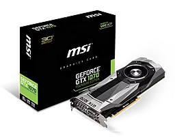 Видеокарта MSI GeForce GTX 1070 Founders Edition