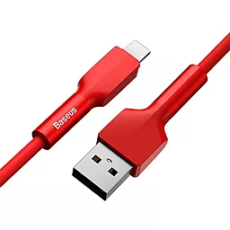 Кабель USB Baseus Silica Lightning Cable Red (CALGJ-09) - миниатюра 2
