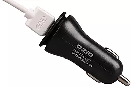 Автомобільний зарядний пристрій Ozio 5V/3.4A 2USB Black - мініатюра 4