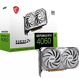 Видеокарта MSI GeForce RTX 4060 Ventus 2X White 8G OC (912-V516-032)