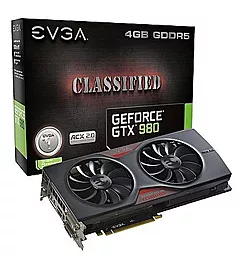 Видеокарта EVGA Geforce GTX 980 4GB Classified gaming (04G-P4-2988-KR) - миниатюра 4