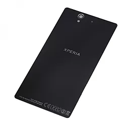 Задняя крышка корпуса Sony Xperia Z C6602 L36h / C6603 L36i / C6606 L36a со стеклом камеры Black