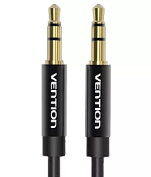 Аудио кабель Vention AUX mini Jack 3.5mm M/M Cable 0.5 м black (BAGBD) - миниатюра 2