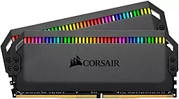 Оперативная память Corsair 32 GB (2x16GB) DDR4 3000MHz Dominator Platinum RGB Black (CMT32GX4M2C3000C15)