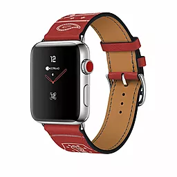 Ремешок для часов COTEetCI W13 Fashion Leather для Apple Watch 38/40/41mm Red (WH5218-RD)