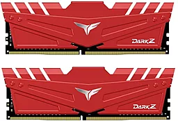 Оперативная память Team 16 GB (2x8GB) DDR4 3000MHz T-Force Dark Z Red (TDZRD416G3000HC16CDC01)