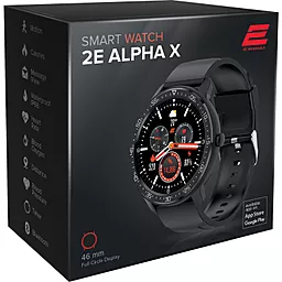 Смарт-часы 2E Alpha X 46 mm Black-Silver (2E-CWW30BKSL) - миниатюра 2