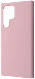 Чехол Wave Full Silicone Cover для Samsung Galaxy S22 Ultra 5G Pink Sand