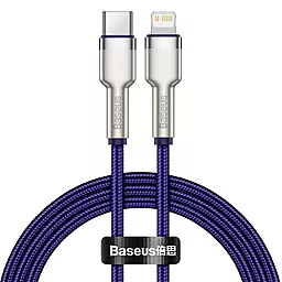 USB PD Кабель Baseus Cafule Metal 20W 2M USB Type-C - Lightning CablePurple (CATLJK-B05)