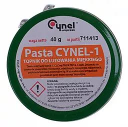 Флюс паста Cynel для пайки PASTA CYNEL-1 в металлической емкости