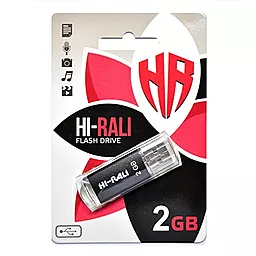 Флешка Hi-Rali Rocket Series 2GB USB 2.0 (HI-2GBRKTBK) Black