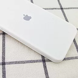 Чехол Silicone Case Full Camera Square для Apple iPhone 11 Pro Max White - миниатюра 3