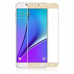 Защитное стекло 1TOUCH Full Glue Samsung J710 Galaxy J7 2016 Gold