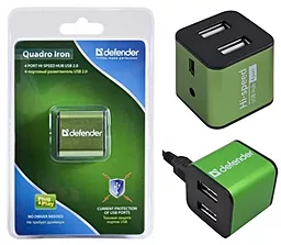 USB хаб Defender QUADRO IRON (83506)