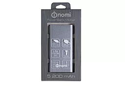Повербанк Nomi M052 5200 mAh Grey - миниатюра 4