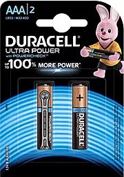 Батарейки Duracell Ultra Power AAA/LR03 BL 2шт