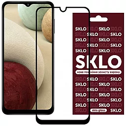 Захисне скло SKLO 3D Full Glue для Samsung Galaxy A12, M12, A02s, M02s, A02, M02, A03s, A03 Core, A03 Black