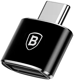 OTG-перехідник Baseus USB Female To Type-C Male Adapter Converter Black (CATOTG-01)