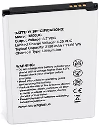 Акумулятор Samsung N9000 Galaxy Note 3 / B800BE / BMS1148 (3150 mAh) ExtraDigital - мініатюра 2
