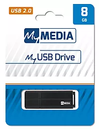 Флешка Verbatim MyMedia 8GB USB 2.0 (69260) Black - миниатюра 4