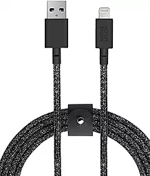 Кабель USB Native Union Belt Cable Lightning Cosmos Black (BELT-KV-L-CS-BLK-2) - миниатюра 3