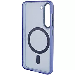 Чехол Epik TPU Lyon frosted with MagSafe для Samsung Galaxy S23 Navy Blue - миниатюра 2