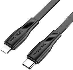 Кабель USB PD Borofone BX85 Auspicious 20W USB Type C - Lightning Cable Black - миниатюра 2
