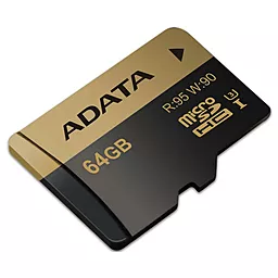 Карта памяти ADATA microSDXC 64GB XPG Class 10 UHS-I U3 (AUSDX64GXUI3-R) - миниатюра 2