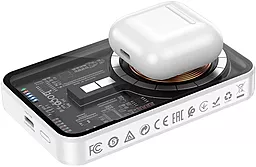 Повербанк Hoco Q10 PD/QC MagSafe 5000 mAh 20W White - миниатюра 4