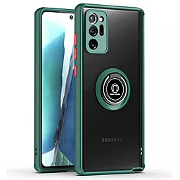 Чехол Deen Color Edging Ring Samsung N985 Galaxy Note 20 Ultra Green