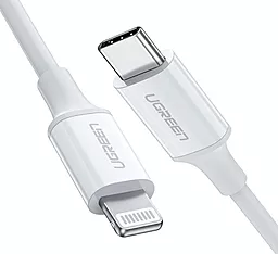 Кабель USB PD Ugreen US171 18W 3A 1.5M Type-C - Lightning Cable White (60748) - миниатюра 2