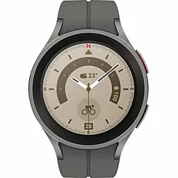 Смарт-годинник Samsung Galaxy Watch5 Pro Bluetooth (45mm) Gray Titanium (SM-R920NZTA)