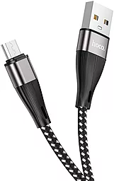 Кабель USB Hoco X57 Blessing micro USB Cable Black - миниатюра 2