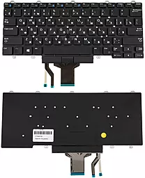 Клавіатура для ноутбуку Dell Latitude E5250 E7250 без рамки з джойстиком чорна