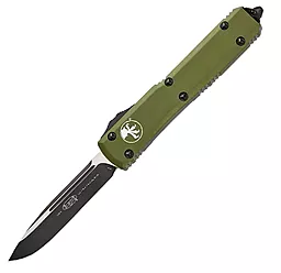 Нож Microtech Ultratech Drop Point Black Blade (121-1OD) Green
