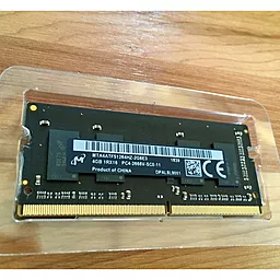 Оперативная память для ноутбука Micron SoDIMM 4GB DDR4 2666 MHz OEM (MTA4ATF51264HZ-2G6E3) - миниатюра 3