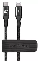 Кабель USB PD Momax Elite Link 20W 2.2M USB Type-C - Lightning Cable Black - миниатюра 2