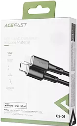 Кабель USB PD AceFast silicone C2-01 MFI 20w 3a 1.2m USB Type-C - Lightning cable black - миниатюра 5