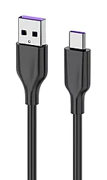 Кабель USB 2E Glow Type-C Cable Black