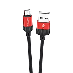 Кабель USB Borofone BX28 Dignity micro USB Cable Red