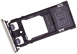 Держатель (лоток) Сим карты Sony Xperia X F5121 Original Lime