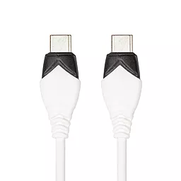 Кабель USB PD PowerPlant USB Type-C - Type-C Cable White (CA913282) - миниатюра 2