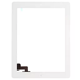 Сенсор (тачскрин) Apple iPad 2 (A1395, A1396, A1397, полный комплект с кнопкой Home) (original) White